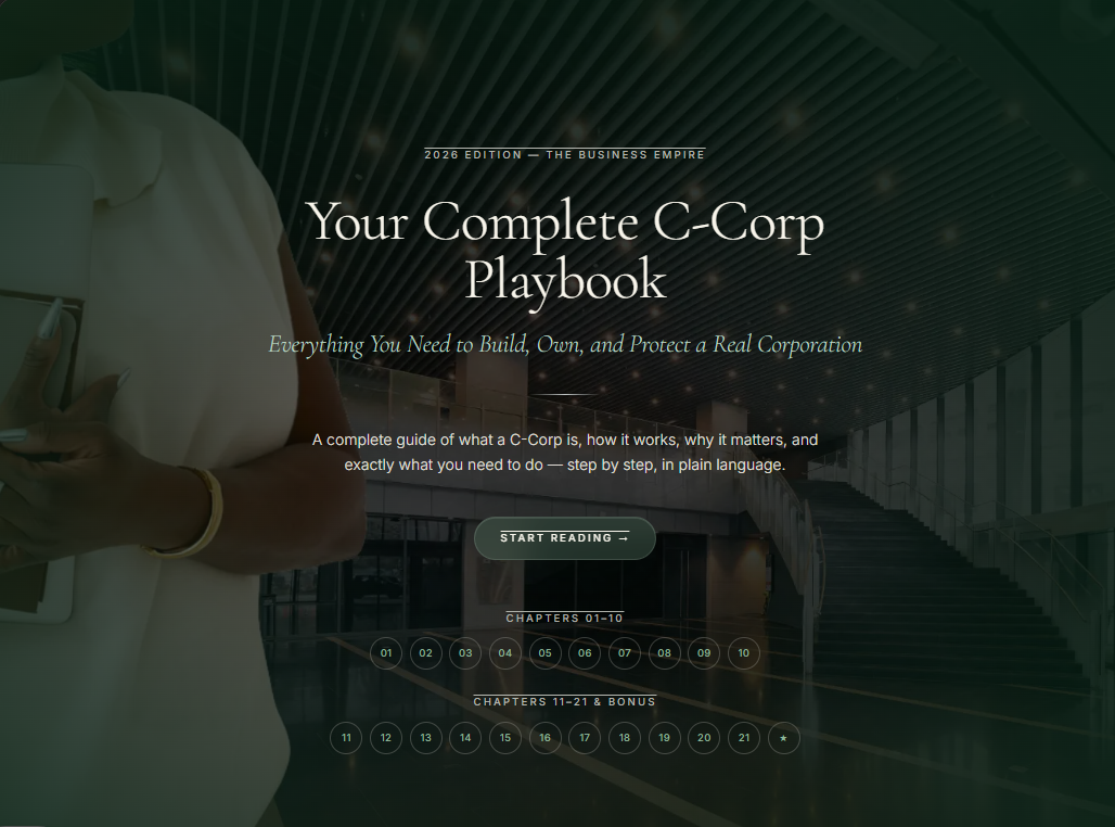 Inside the C-Corp Playbook — 2026 edition introduction